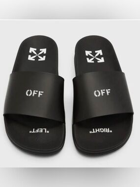 Off-White Pool Slides